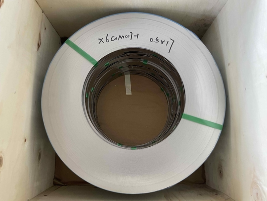 Steel Tape Material St16Mo X6CrMo17-1 Cold Rolled Stainless Steel Strip 1.4113