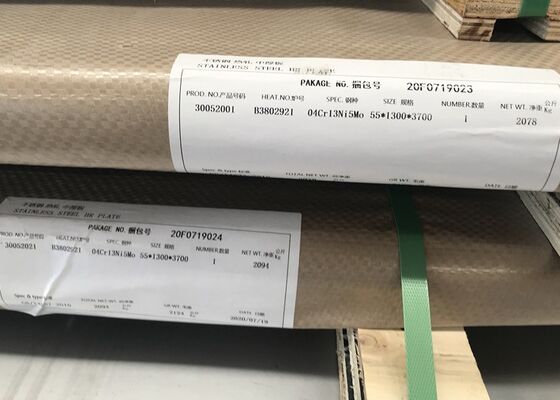 EN 1.4313 Stainless Hot Rolled Steel Plates UNS S41500 DIN X3CrNiMo13-4 Sheets