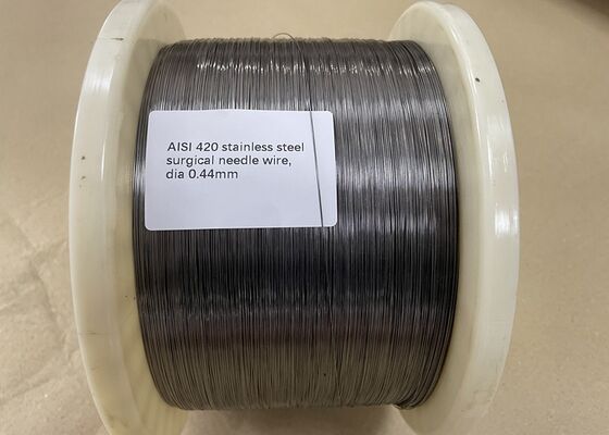 Dây thép không gỉ được kéo nguội trong cuộn dây AISI 420 cho kim